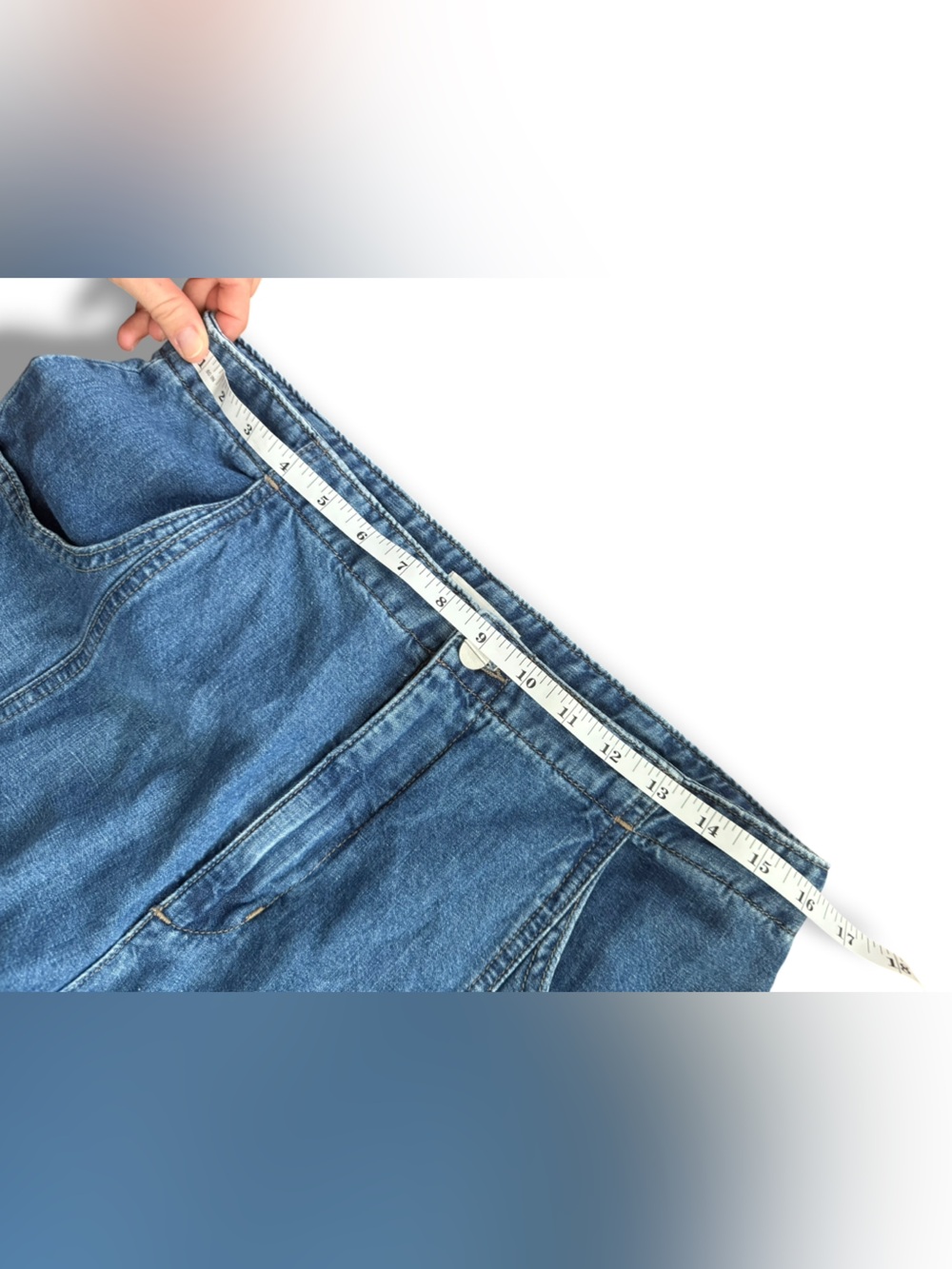 TWP Dancing In The Dark Wide-Leg Cotton Linen Jeans Vintage Wash Size 30 - Picture 11 of 16